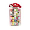 Lip Smacker Sanrio Hello Kitty and Friends 10 Piece Flavored Lip Balm Party Pack, Clear Matte, For Kids, Men, Women, Dry Lips, My Melody, Little Twin Stars, and Chococat