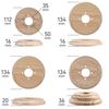 Pine Ceiling Wall Plinth Rose Surface Pattress Natural Pine 134mm 16mm Thickness…
