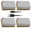 Kastar 4-Pack LP-E6N Pro Battery Replacement for Canon LP-E6, LP-E6N, LP-E6N Pro, LP-E6NH Battery, LC-E6, LC-E6E Charger, BG-E6, BG-E9, BG-E11, BG-E13, BG-E14, BG-E16, BG-E20, BG-E21, BG-E22 Grip