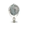 Deco 79 Stainless Steel Globe, 9" x 7" x 11", Gray