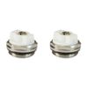 x2 Manual Radiator AIR Vent Bleed Plug Valve 1/2" BSP