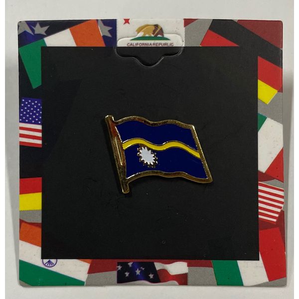 Nauru Single Lapel Pin Enamel Lapel Pin