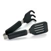 Norpro Grip-EZ Grab and Lift Silicone Tongs Black