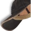Outdoor Cap Adjustable Closure Bonefish Weathered Cotton Cap, Dark Brown