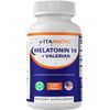 Vitamatic Melatonin 10mg with Valerian Root 4:1 Extract 250 mg 120 Tablets