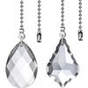 Ceiling Fan Pull Chains, Premium 20-Inch Extension Chains for Ceiling Fans 2Pcs