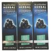 Lot 3 Brush Buddies Herbal Toothpaste 3.5oz Activated Charcoal Cool Mint 3 pack
