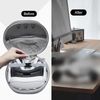 Large Capacity VR Glasses Carrying Case, Shockproof, Double Zipper, with Shoulder Strap for 3 (Gray)