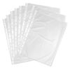 100 A4 Punch Pockets - Clear Plastic Wallets, Polly Pockets, A4 Plastic Sleeves