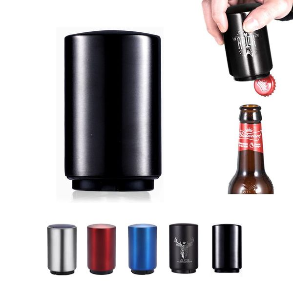 YUDANSI Bier Flaschenöffner,Geschenke für Männer,Automatischer Bottle Opener Edelstahl Bieröffner mit Magnet,Bierliebhaber Küche Bar Party, Schnell zu öffnen für Bier Soda-Flaschenverschlüsse