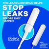 Tampax Pearl Tampons, with LeakGuard Braid, Regular Absorbency, Unscented, 50 Count