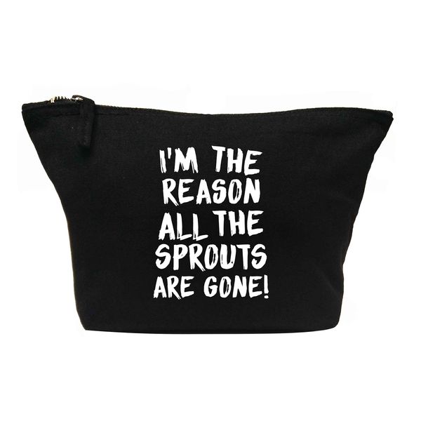 Flox Creative Makeup Bag Warning Reason all the Sprouts are Gone Black