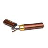 KoKoBin Metal frame Reading Glasses Portable Spring Hinge Reading Unisex reader with glasses case(Brown，+3.5