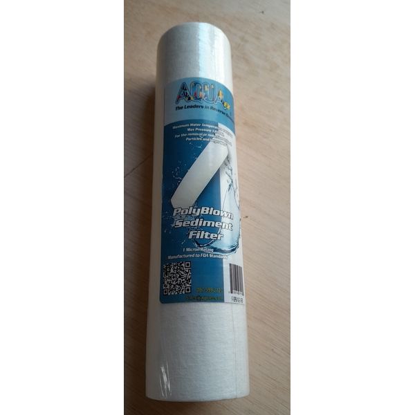 AquaFX 1-Micron Sediment Filter, 10"