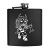 6oz (170ml) 'Viking with Axe' Pocket Hip Flask (HP00000748)