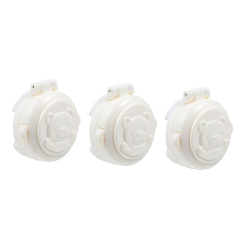Anneome 3pcs Boy Girl Safety Button Covers Proofing Locks for Washing Machine Car Adhesive Design for Easy Installation Protective Button Covers for Safety