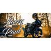 Personalized License Plate -Motorcycle- Couple or Single Name Design
