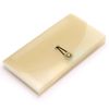BTSKY Expanding File Folder - 13 Pockets, Small Accordion File Folder, Expandable Card Ticket Holder, Plastic Business Document Organizer, Khaki Translucent