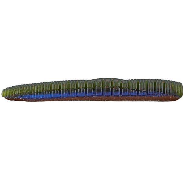 Roboworm N3-829Y 3" Ned Worm Aaron's Magic R/B Flake