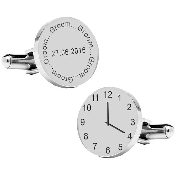 Personalised "Groom.." Special Time cufflinks