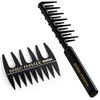 Bablo Pomade Mesh Comb (Black) & Gel Curly Comb Set for Men Comb Styling
