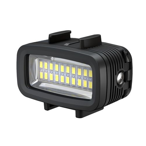 Sea Frogs 700 Lumen LED Photography Light, Underwater Camera Compatible, Adjustable Mount, Black