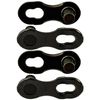 KMC CL555R 11SPEED Missing Link DLC Black 2 Pair 1 Set KMC-CL555RDLC2 Medium