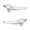 Twowinds Inside Front Rear Left Rigght Door Handle Chrome Silver Corsa D (Set 2 pcs.)