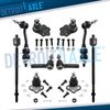 2WD Upper Lower Ball Joint Sway Bar Inner Outer Tierod for Dodge Dakota Durango