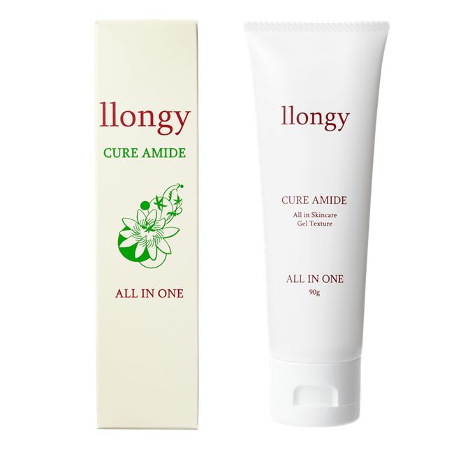 llongy Niacinamide 3% All-in-One Gel, Aging Care Ingredient, W High Formulation, 3.2 oz (90 g), Ceramide, Sensitive Skin, Dry Skin, All Skin Types, Highly Moisturizing, Made in Japan, Men's
