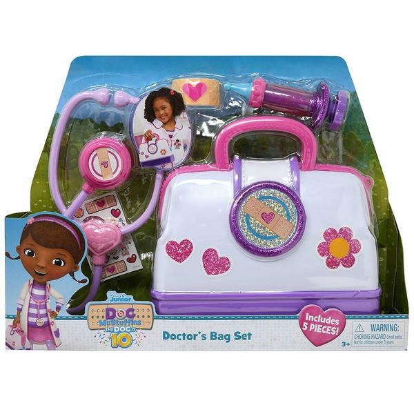 Doc McStuffins Toy Hospital Doctor's Bag Set - 5 Piece doctors playset.
