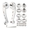 Window Crank Handle,Window Crank Handle Replacement,Alloy Winder Riser for Classic Car (Silver)