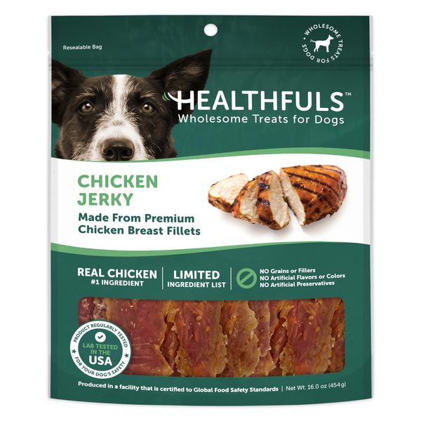 Healthfuls Chicken Jerky Dog Treats, 16oz