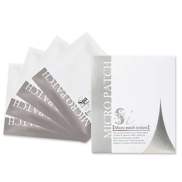 Spa Treatment iMicro Patch, Hyaluronic Acid Formula, Micro Needle Patch, Sheet Eye Serum, 2 Sheets x 4 Sets (Pack of 8)