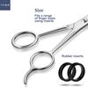 Inge Hairdressing Scissors Hair Scissors Barber Scissors Hair Cutting Scissor Professional Hair Scissors (Silver)