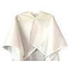 JNxcel Premium Quality Water Repellent Nylon/Polyester Fabric Hair Salon & Barber Hair Cutting & Shampoo Cape with Snap Closure (White) …