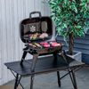 Portable Tabletop Charcoal Grill BBQ Camping Picnic Cooker Air Vent Outdoor