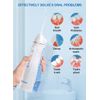 Water Dental Flosser Cordless for Teeth Cleaning - 4 Modes Oral Irrigator Braces Flossers Cleaner, Rechargeable Portable IPX7 Waterproof Powerful Battery for Travel Home