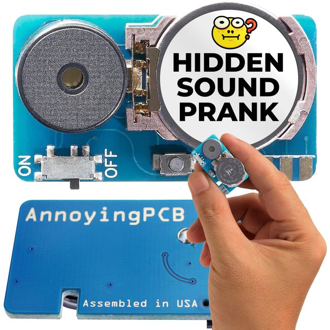 AnnoyingPCB - The Prank Device That Won’t Stop Beeping for 3 Years