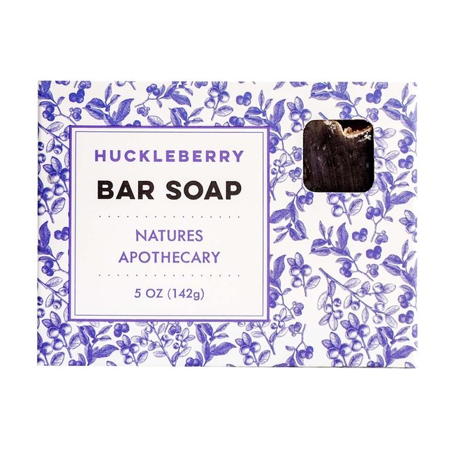 DAYSPA Body Basics Huckleberry Premium Bar Soap - Cold-Processed Castile Soap - Eco-Friendly, Vegan, Hypoallergenic, All-Natural, Handmade in USA