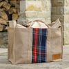 Extra Strong Large Jute Log Carrying Bag with Handles (BR46)
