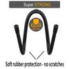 AUXPhome Universal Adjustable Sword, Wall Hook Display Hanger Wall Mount Display Stand Collection Rack for Sword,Dagger,Axe,Keyblade, etc —2 Pack— No Sword — Vertical/Horizontal Display