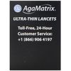 AgaMatrix Lancets, 33 Gauge, 100 Count Box