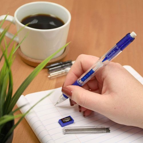 Thornton's Office Supplies ClearGrip Mechanical Pencil Starter Set 0.7mm Assorted Colors Pack of 12 for Smooth writing