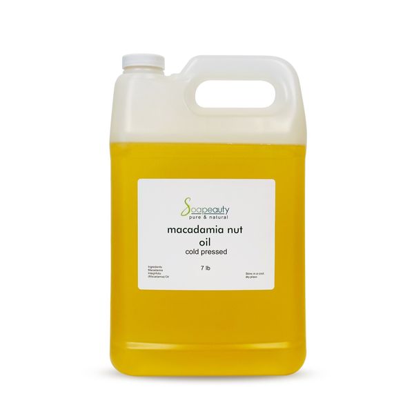 MACADAMIA NUT OIL COLD PRESSED 100% PURE NATURAL 7 LBS