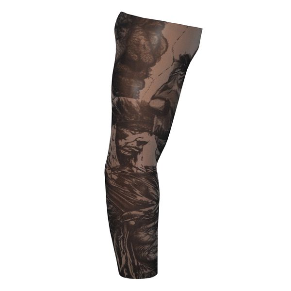 Devils Needle Fake Tattoo Adults Arm Sleeve Native American Indian T85