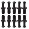 raseparter CAT40 45 Degree Pull Stud Pull Stud Retention Knob, 0.589 Inch Drum Pull Stud for Drill, Replacement for HAAS CAT 40 CNC Tool Holder Replace (10 Pack)