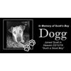 Pet Stone Memorial Grave Marker granite Plaque Human headstone Cocker Spaniel