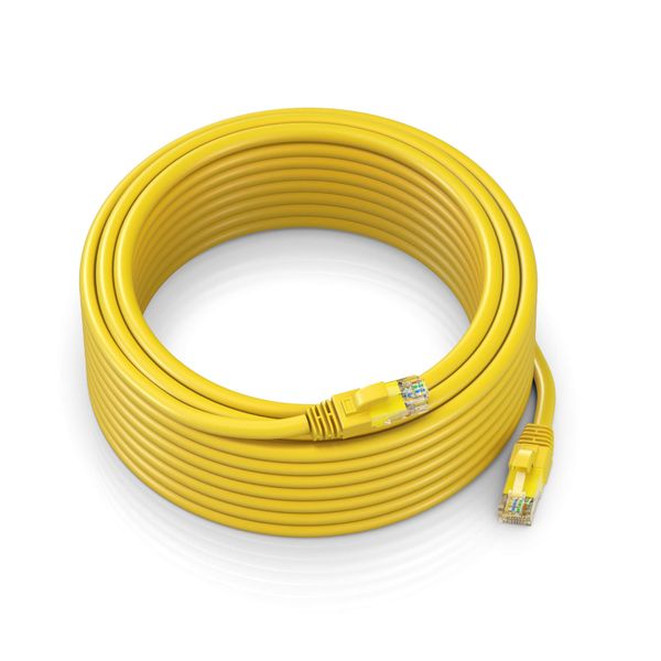 Maximm Cat 6 Ethernet Cable 100 Ft,Cat6 Cable, LAN Cable, Internet Cable, Patch Cable and Network Cable - UTP (Yellow) 100 Feet ethernet Cord