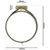 Spares2go Fan Oven Element For CDA CD907SS CD201 CD906/2S Cookers